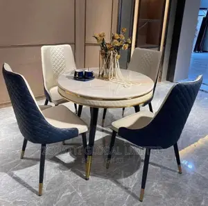 Round Marble Dining Set