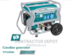 Total Gasoline Generator 6500W Avr (Tp165006)