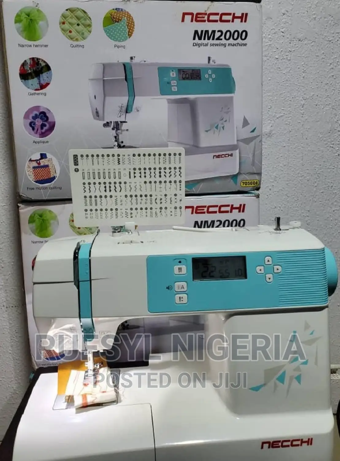 MultiPurpose Table Top Necchi Digital Sewing Machine NM2000 in Lagos