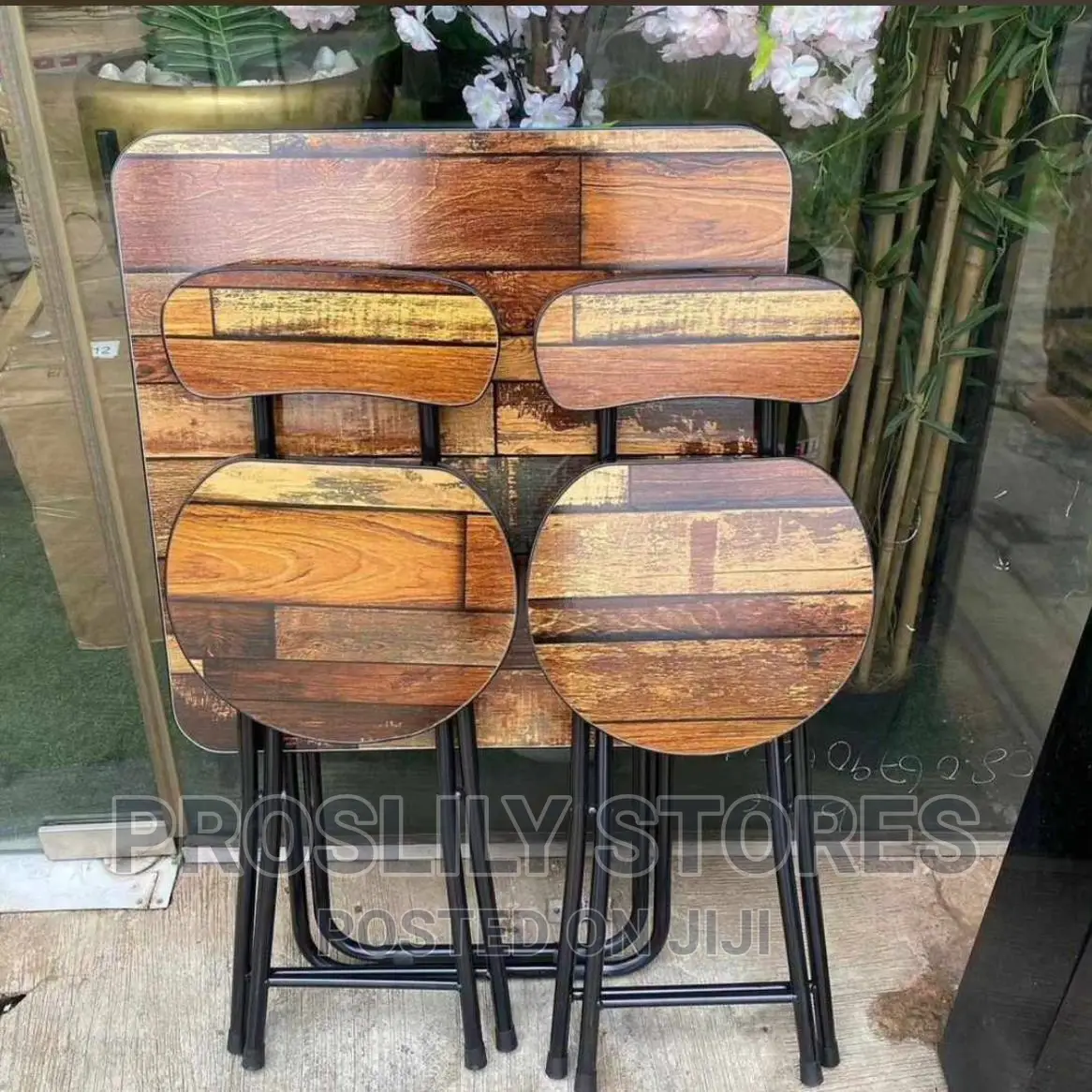 Foldable Table and 2 Foldable Chairs .