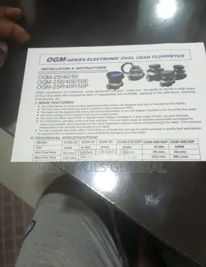 Oval Gear Flowmeter OGM-50E