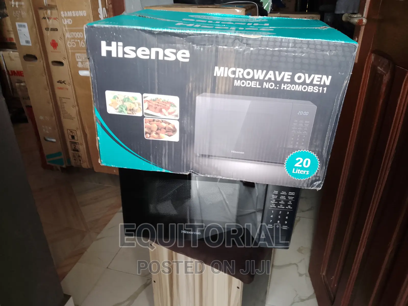 Hisense 20l Black Microwave Oven