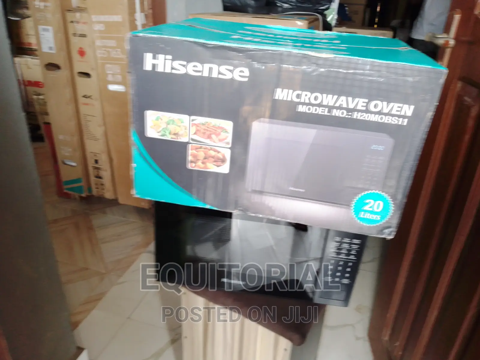 Hisense 20l Black Microwave Oven