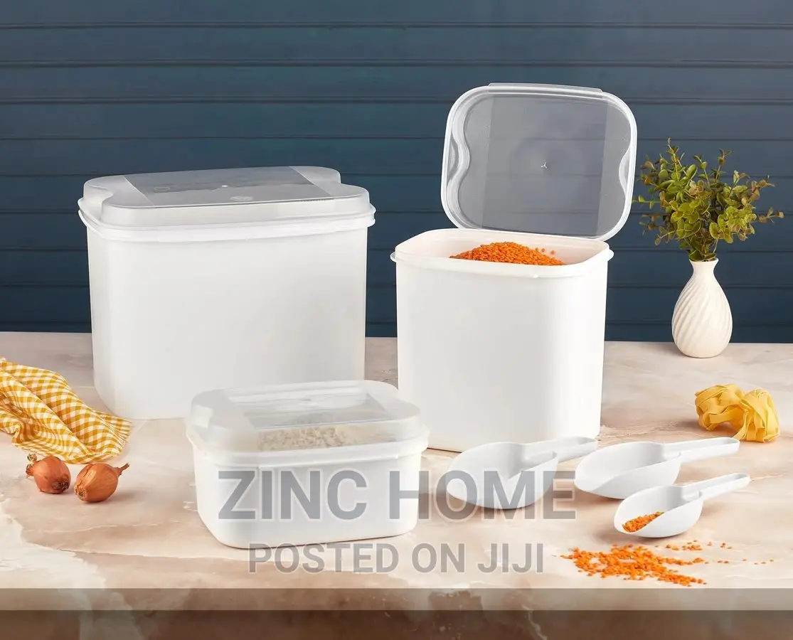 3in1 Storage Container With Measuring Spoons - Vp-039
