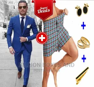 Blue Suit and Gift Item