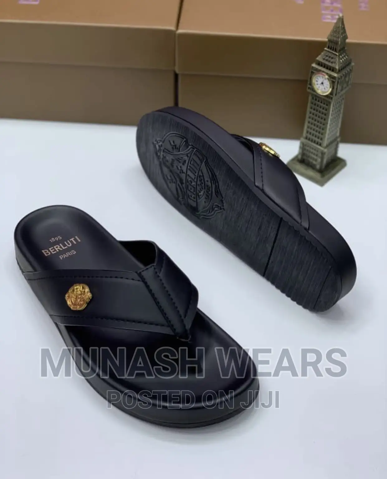 Berluti Leather Slipers