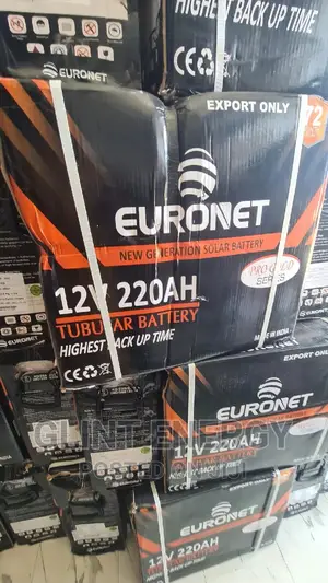 220ah 12v Euronet Tubular Battery.