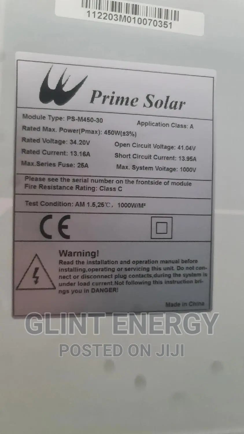 450W Yiglin Solar Panel
