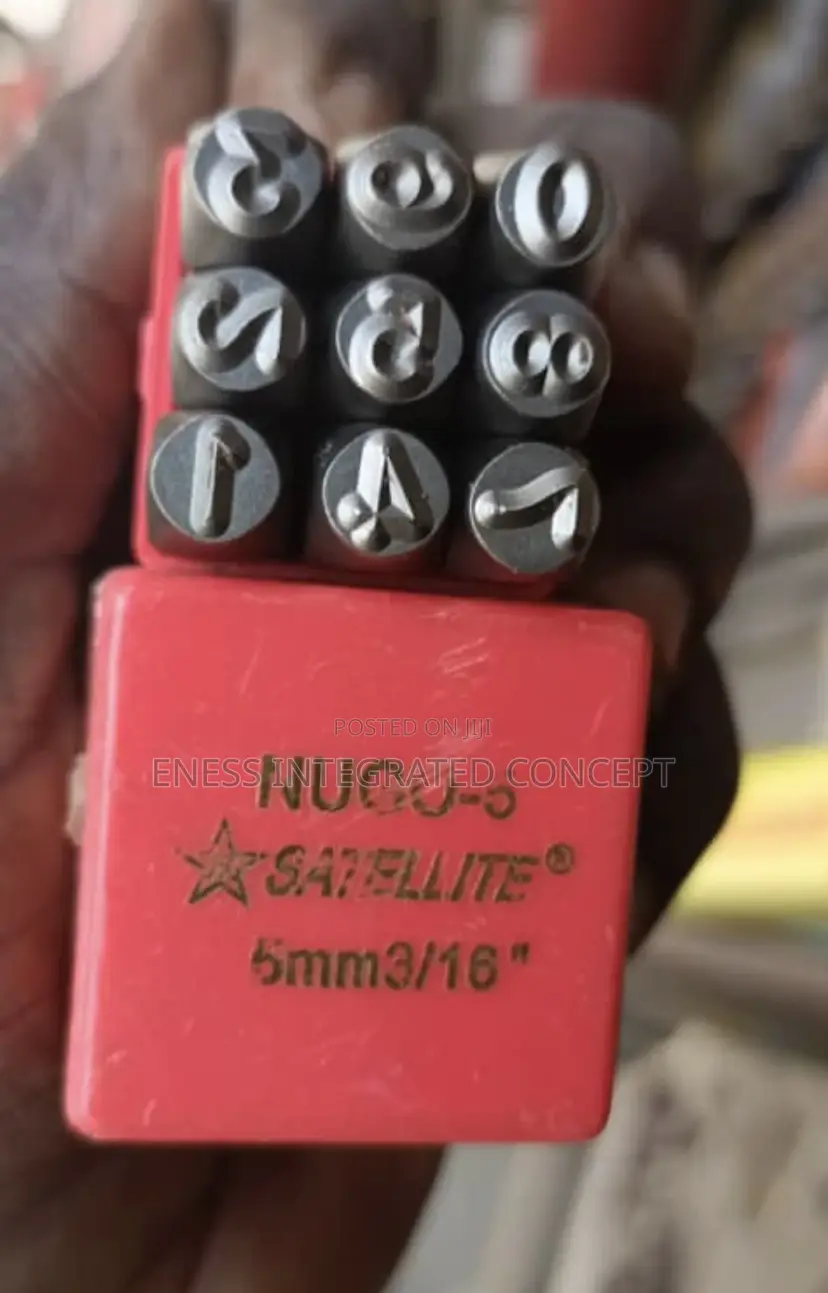 Number Punch Set 5mm