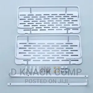 Double Layer Bathroom Storage Organizer Holder Shelf
