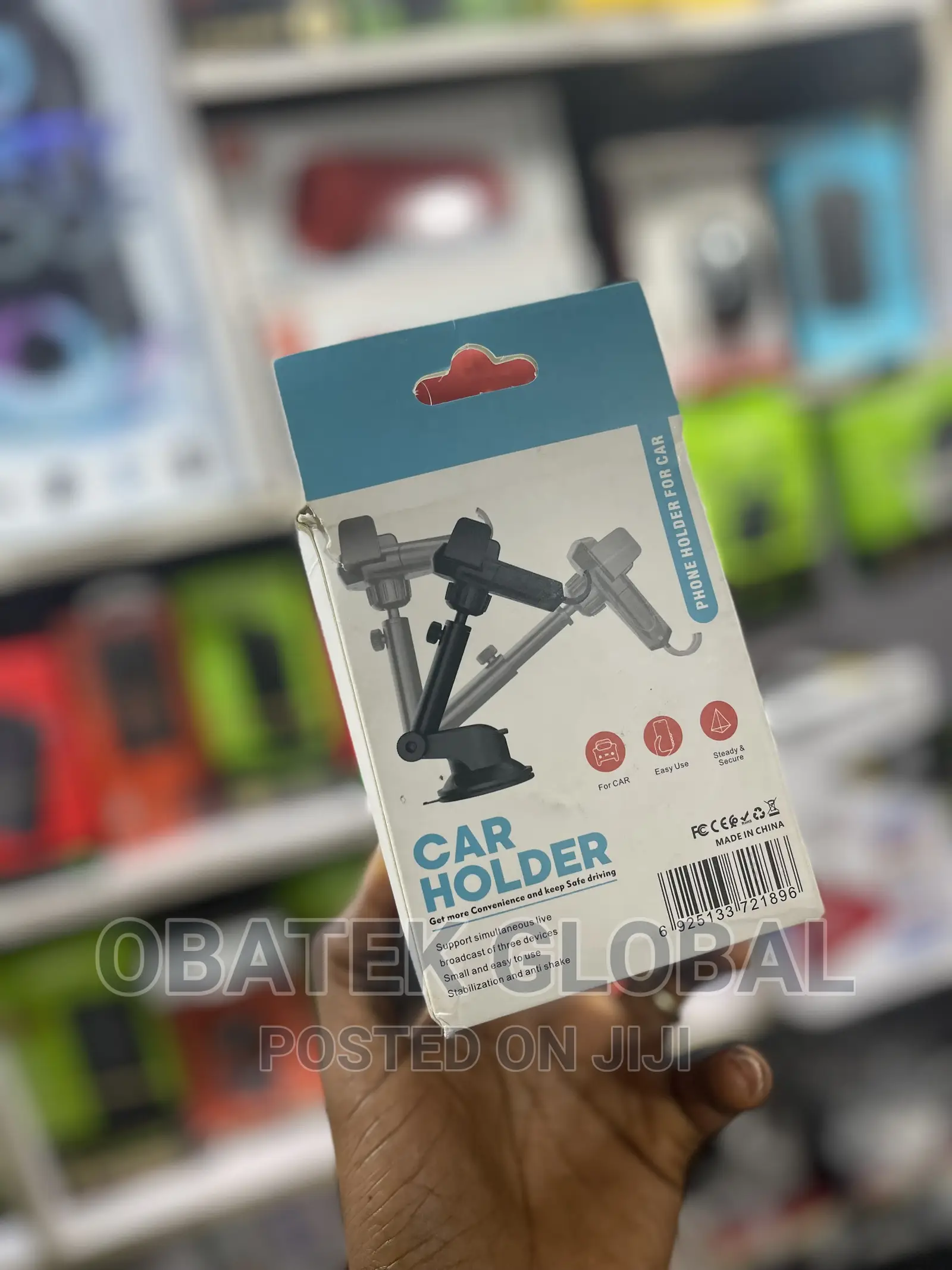 Universal Car Phone Holder Windshield Mount Stand