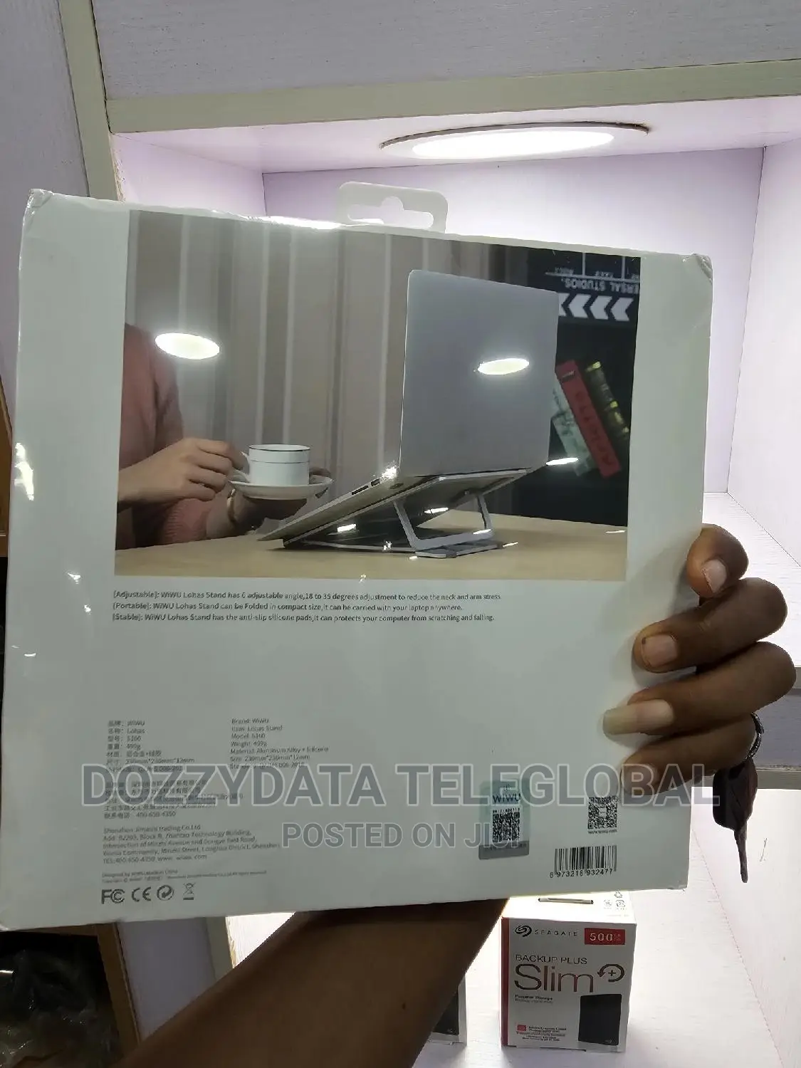 Foldable Lohas Laptop Stand - Ergonomic Design Aluminium