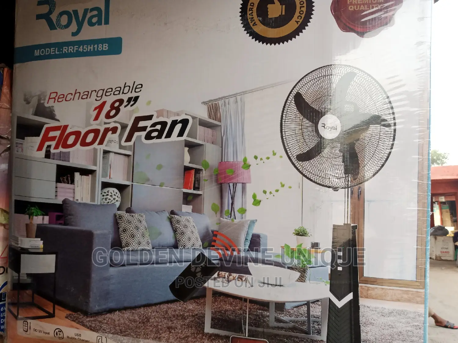 Royal Rechargeable Fan