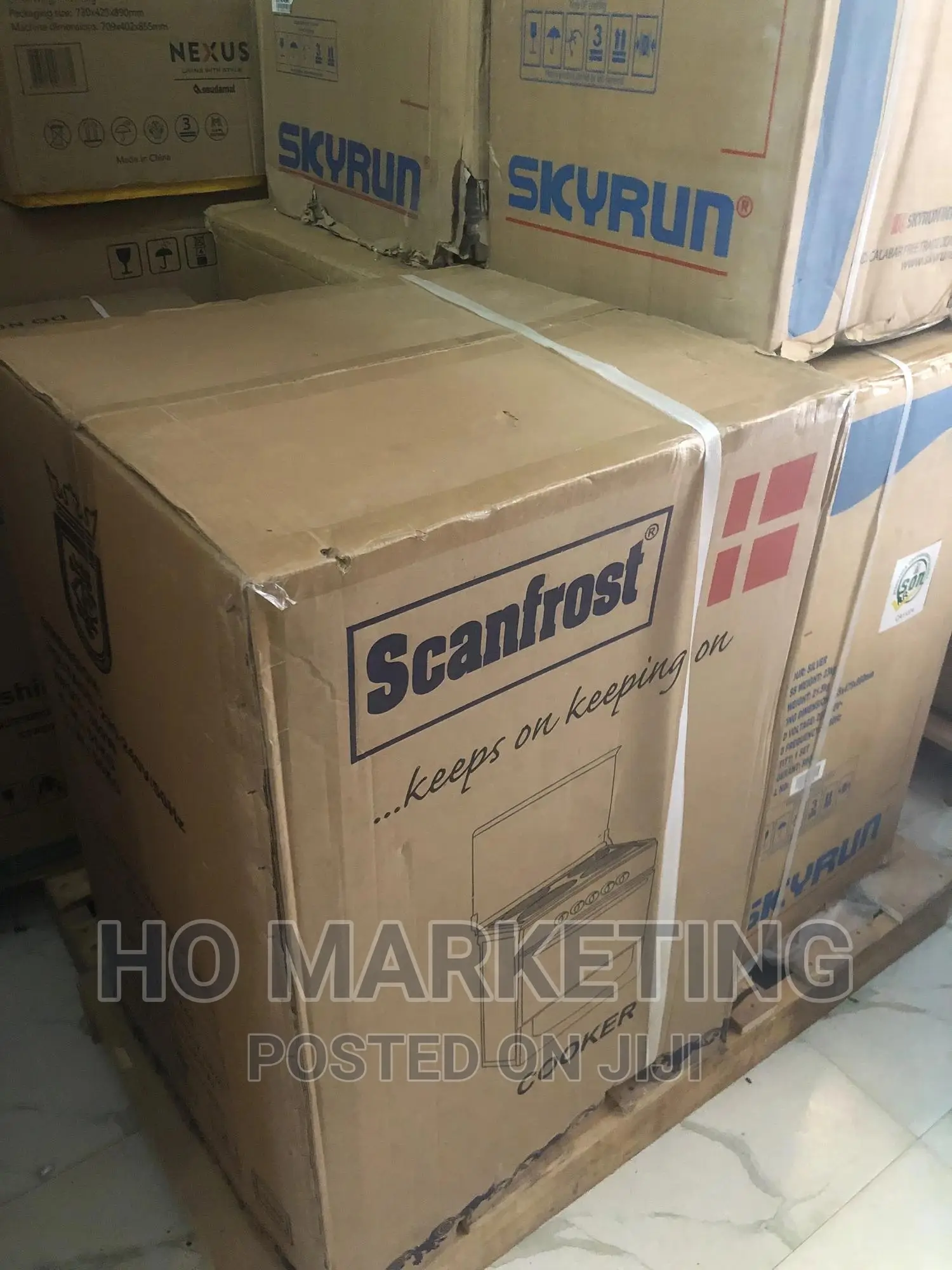 Scanfrost Gas Cooker 4 Burner