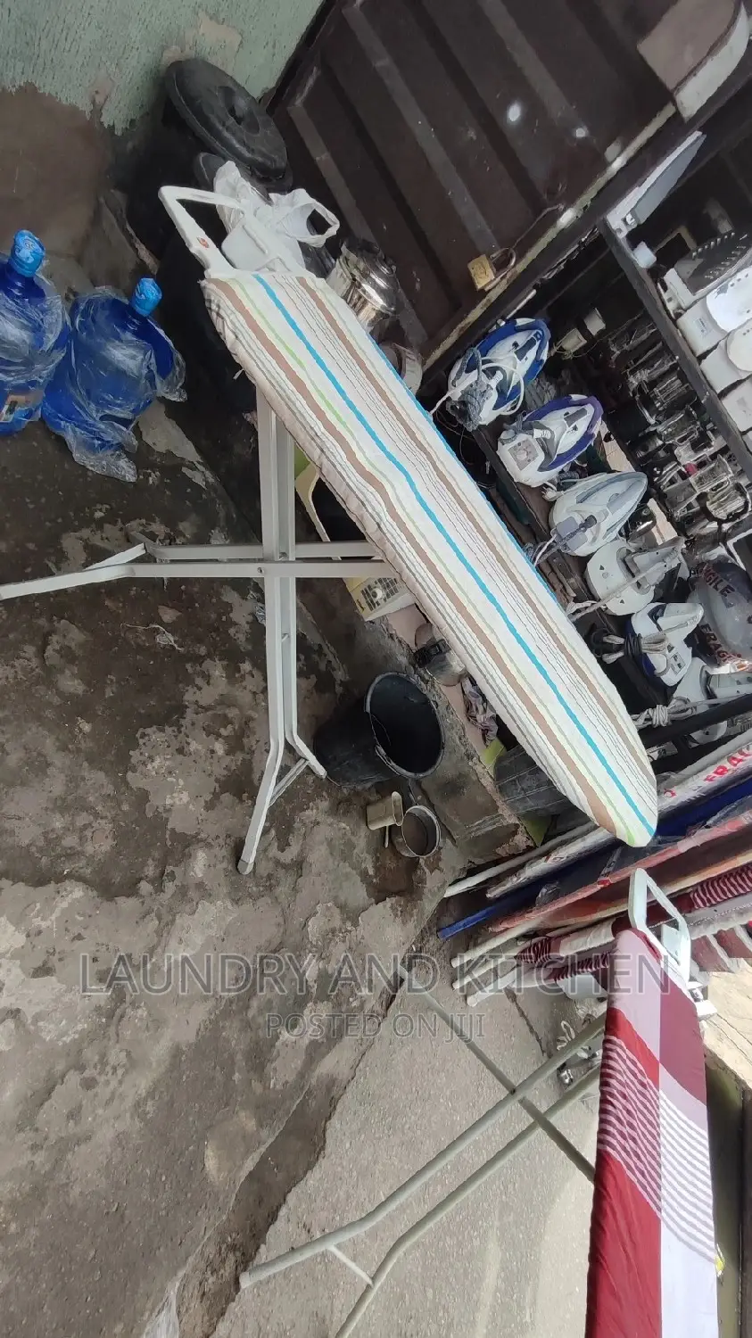 Iron Table With A Big Legs Balance And Strong To Use