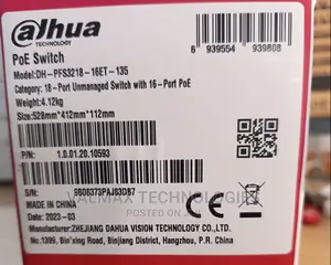Dahua 16 Port Poe Switch