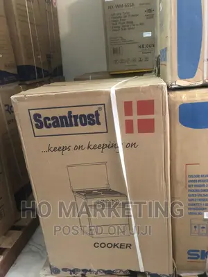 Brand New Scanfrost 4 Burner Gas Cooker -(Oven)