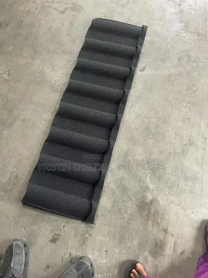Pure Black Milano Stone Coated Roofing Sheet
