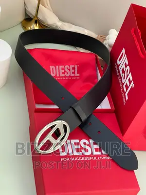 Original DIESEL Leather Strap Belts Available in Store