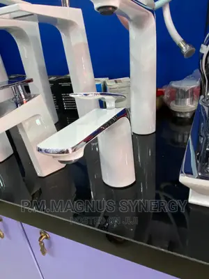 White And Silver Mixer Tap England Standard