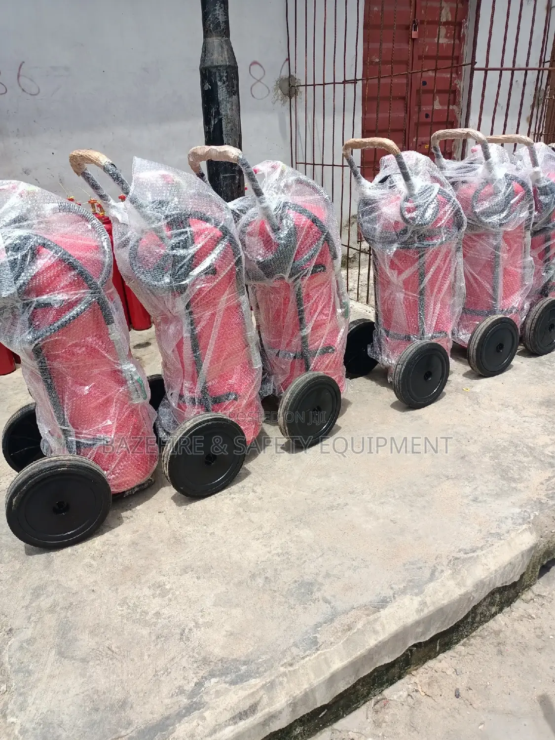 50kg DCP Fire Extinguisher on Wheels