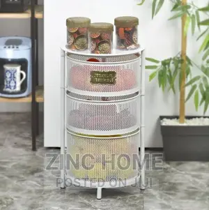 3-Tier Storage Container White