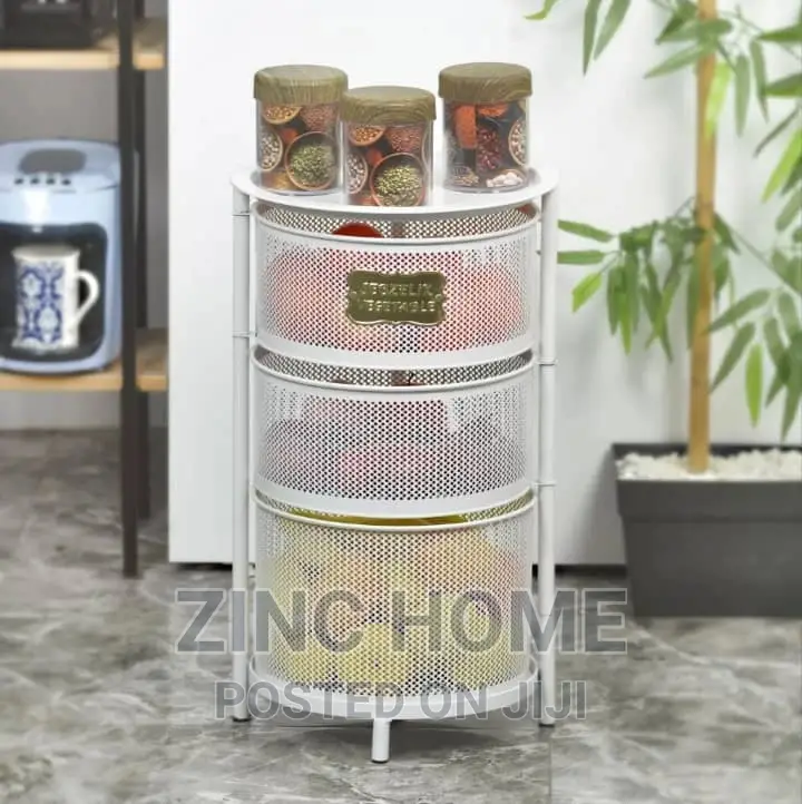 3-Tier Storage Container White