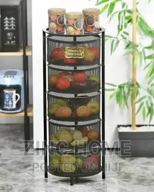 Black 5-Tier Storage Container