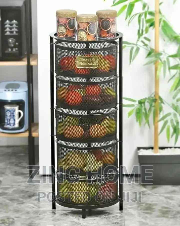 Black 5-Tier Storage Container
