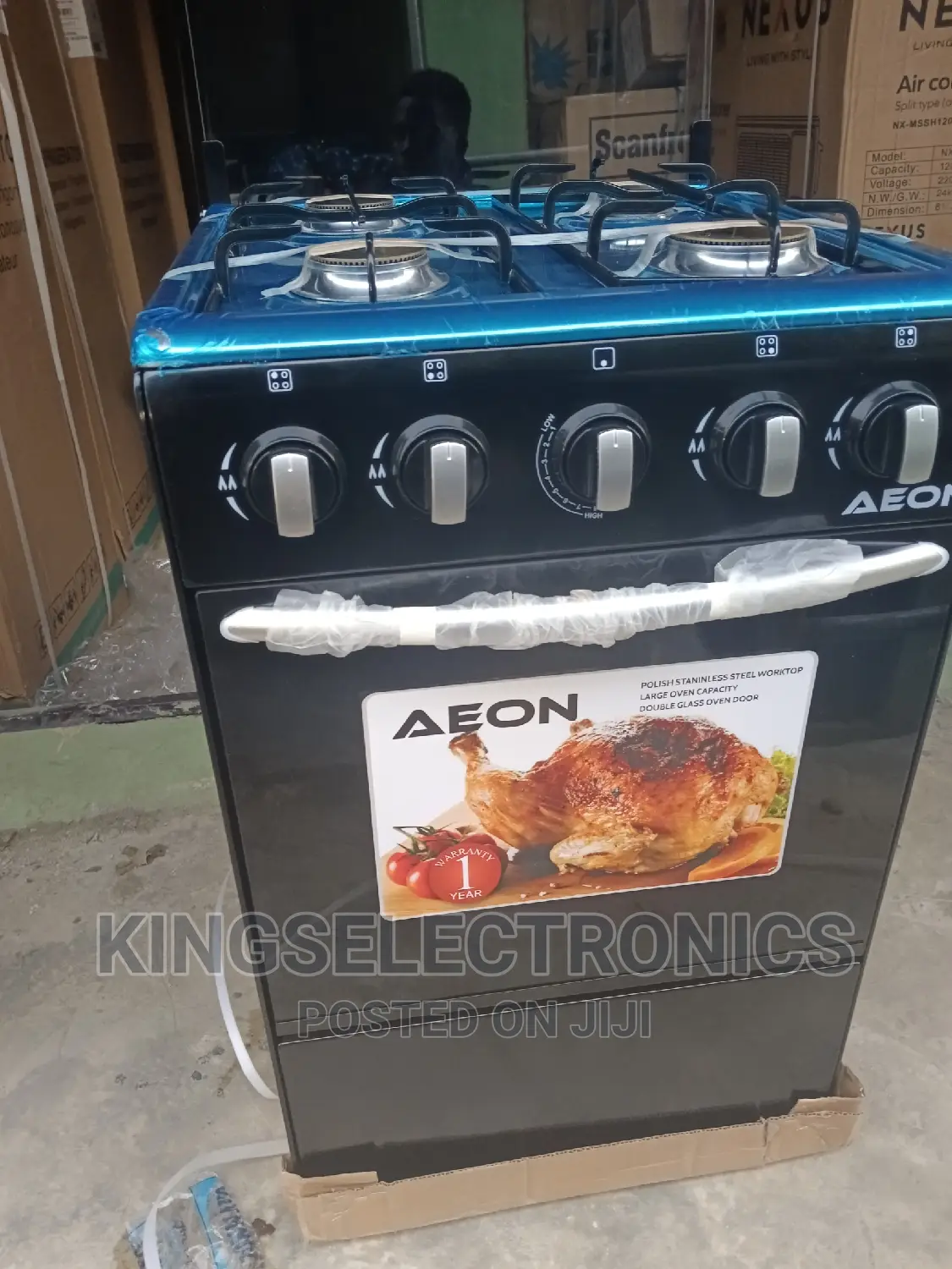 Aeon 4 Burner Standing Gas