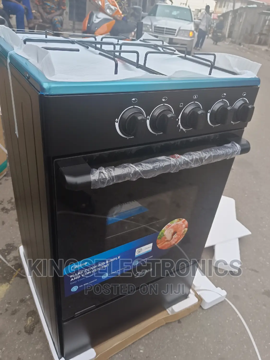 Midea 4 Burner Standing Gas Cooker