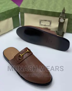 Gucci Leather Half Shoes