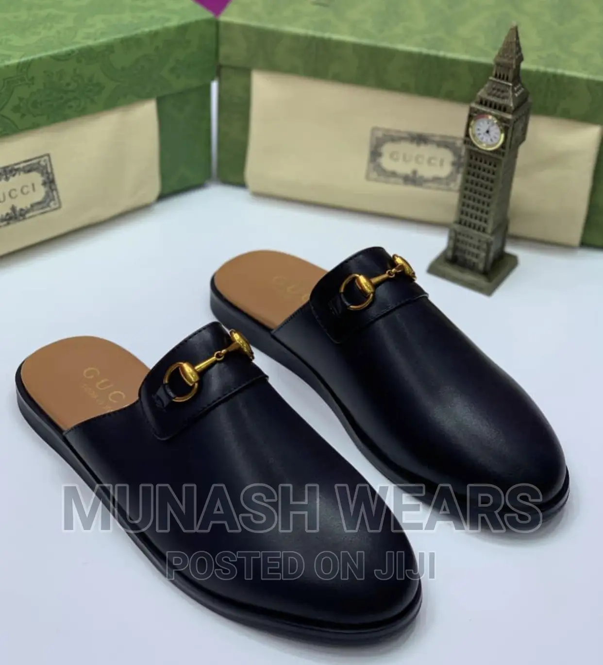 Gucci Leather Half Shoes