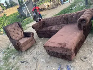 A Standard L Shape Sofa