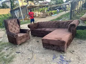 A Standard L Shape Sofa
