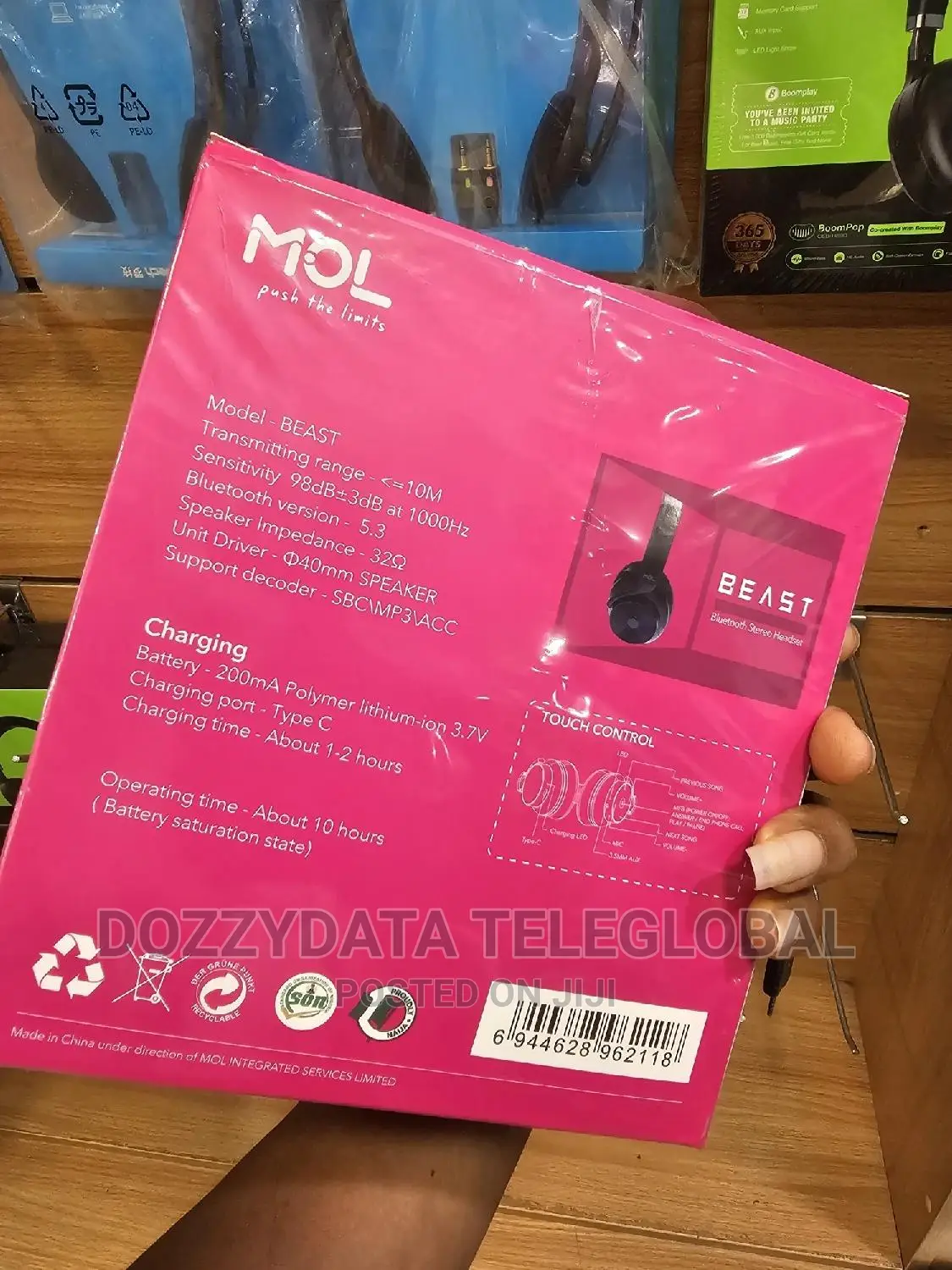 MOL Wireless BEAST Headset