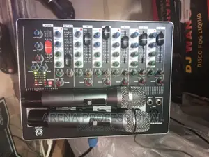 Professional Powered Mixer With Wireless Microphone