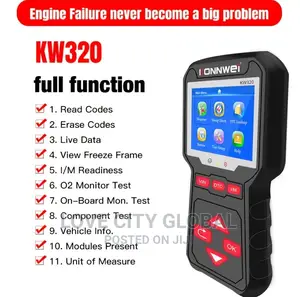 Konnwei KW320 CAN OBD2 EOBD Car Scanner Code Reader Eraser