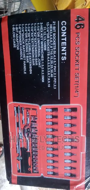46 Pieces Socket Set (1/4")