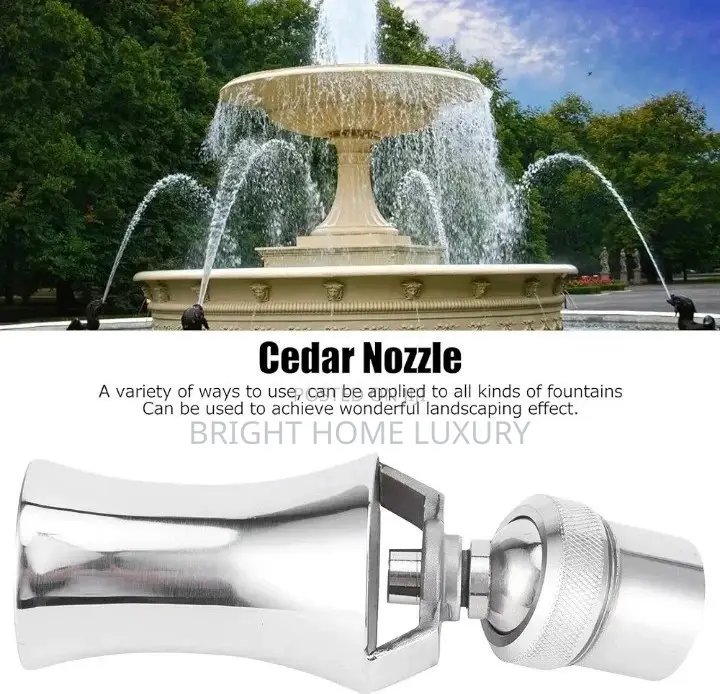 1'' Adjustable Ice Tower Fountain Nozzle/Cascade Jets