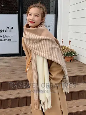 Wide and Thick Muffler for Unisex