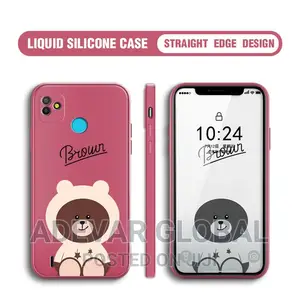 Tecno Pop 5 Case Bears Silicone Phone Cover Pouch