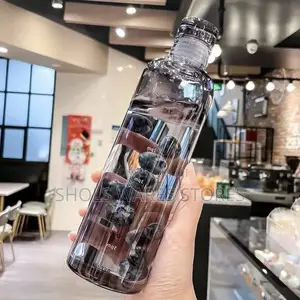 Transparent Water Bottle With Time Scale