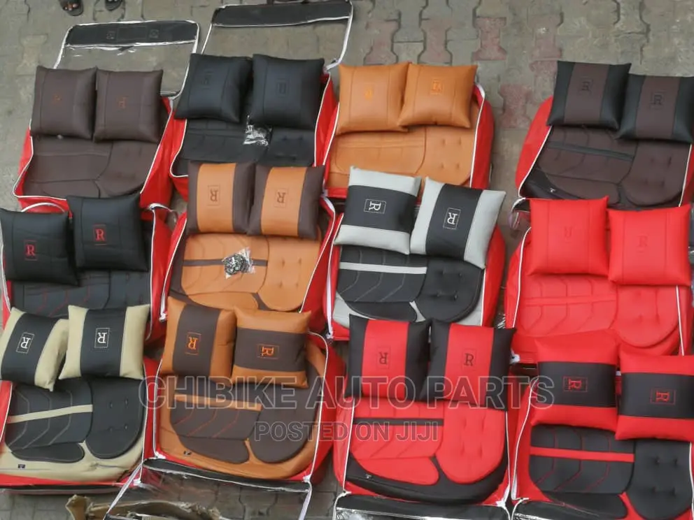 Leather Seat Covers/Two Pillow