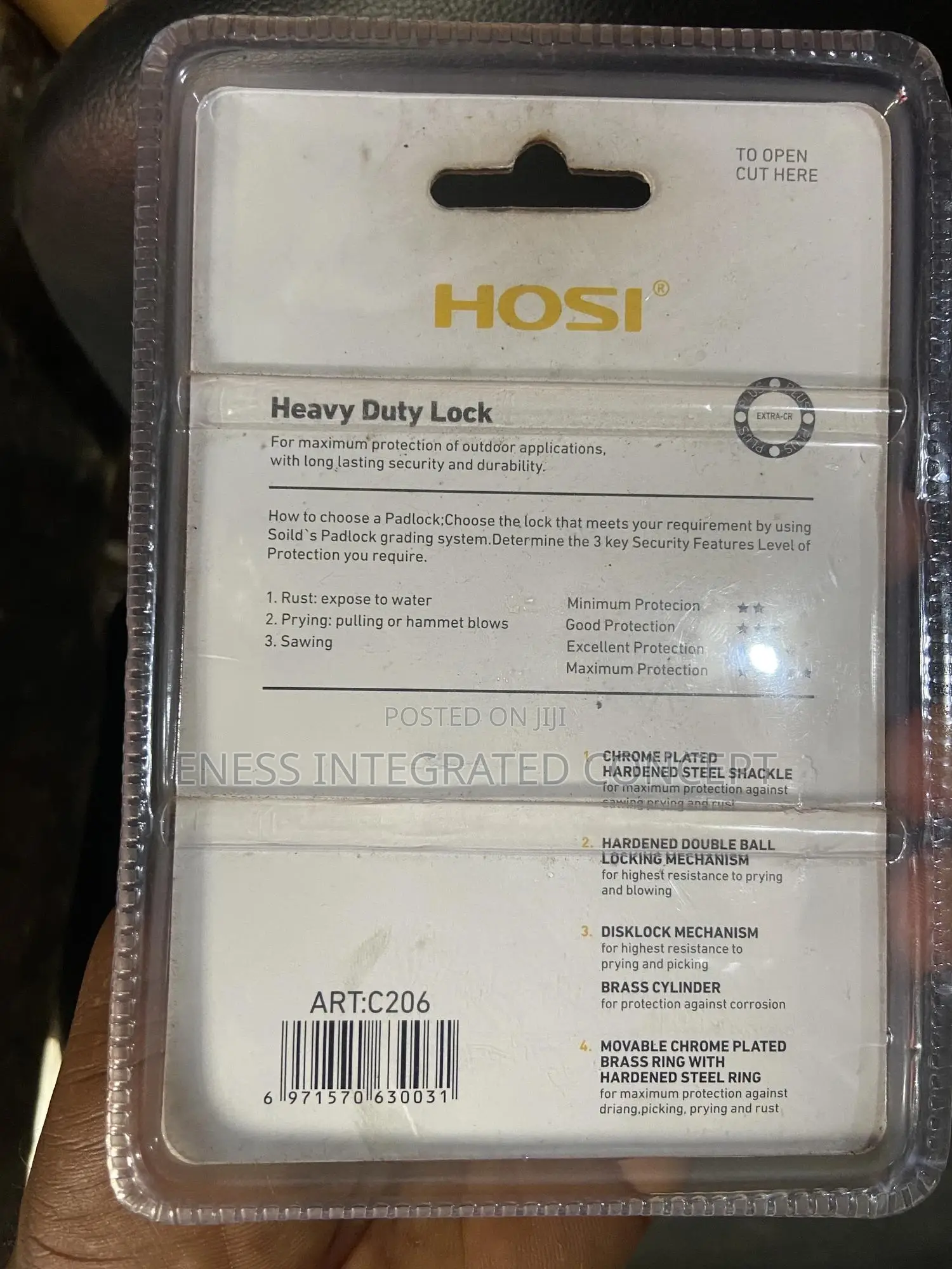 Top Security Padlock 60mm