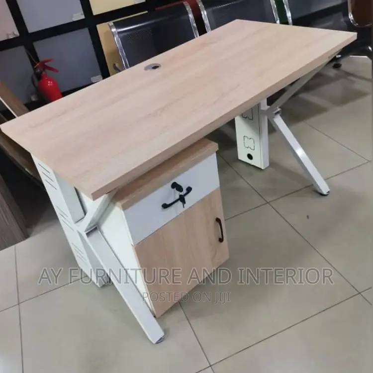 Office Table (Metal Leg)