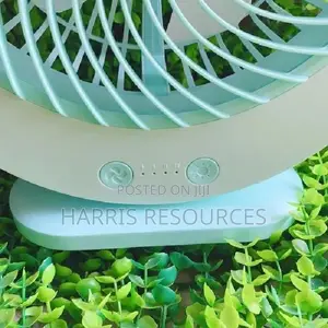 Kamisafe Multi-Functional Led Light Rechargeable Table Fan