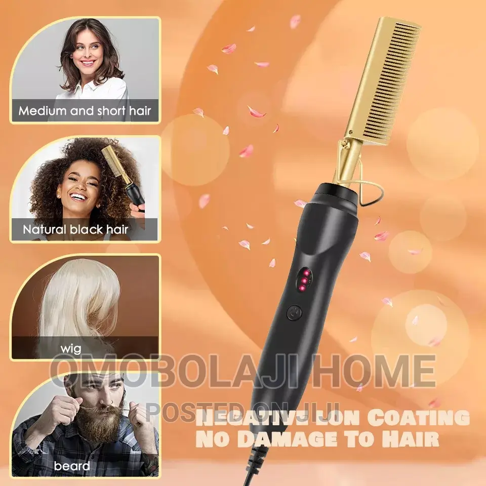 Hot Comb Heating Curling Comb