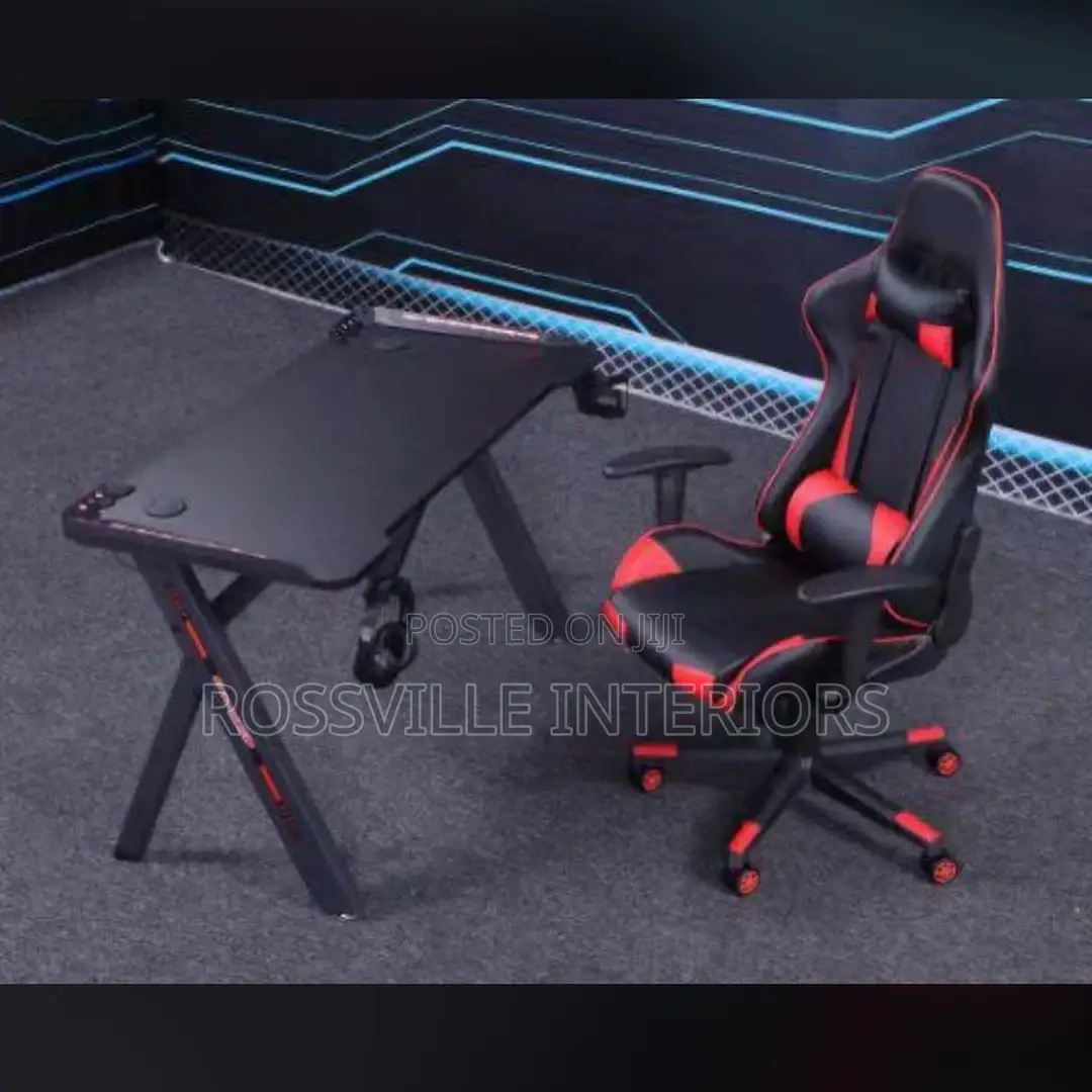 Adjustable High-Back Gaming Chair – Full Body Support