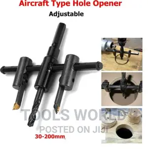 Adjustable Metal Wood Circle Hole Saw Drill Bit Cutter Kit